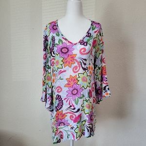 Floral Bathing Suit Coverup